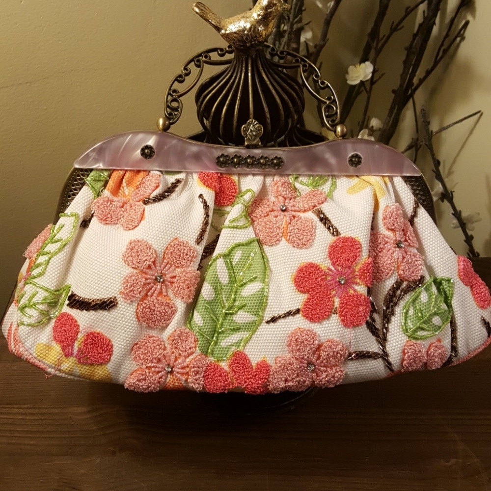 Beautiful floral handbag